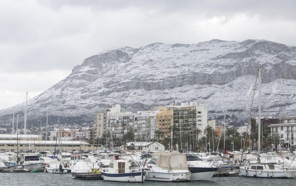 Nieve en Dénia