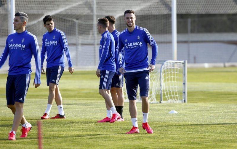 Entrenamiento del Real Zaragoza, 25 de febrero