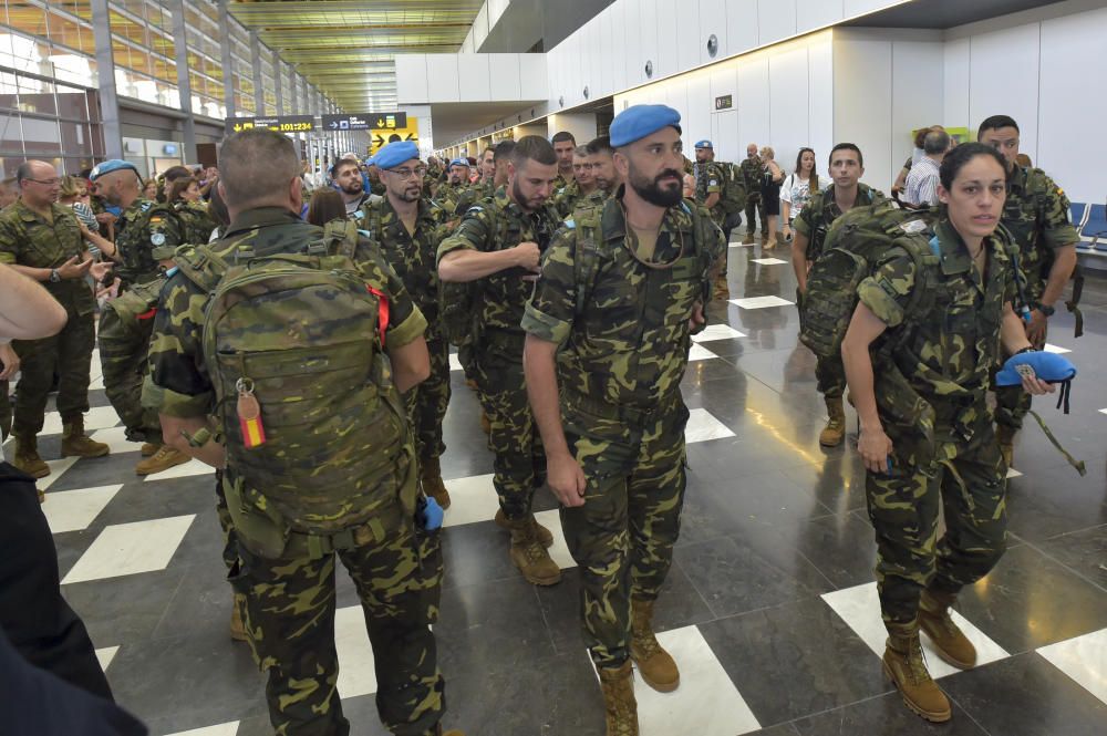 Soldados que parten para Líbano