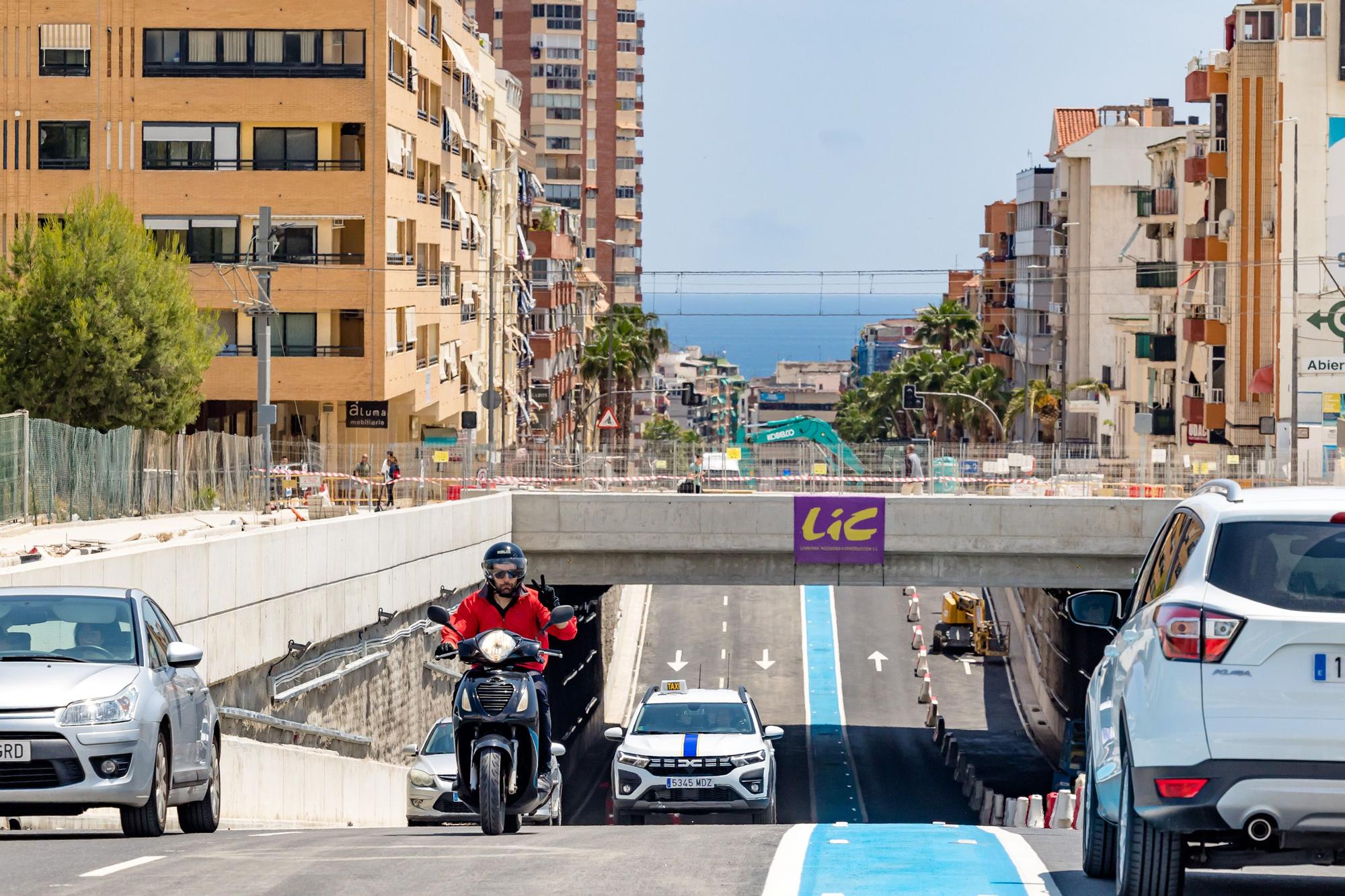 Así ha sido la inauguración del túnel Beniardà de Benidorm