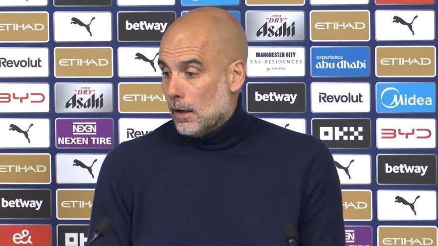 Guardiola: "El Chelsea lleva toda la semana en casa preparando la final..."