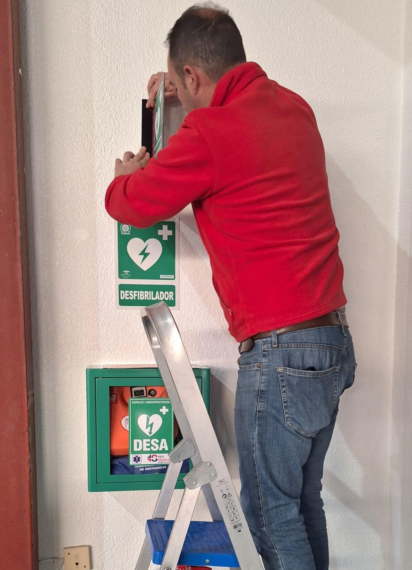Instalación do DESA no Coto Ferreiro.