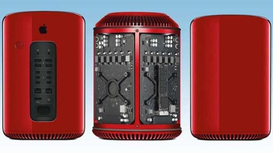 El Mac Pro (RED) diseñado por Sir Jonathan Ive.