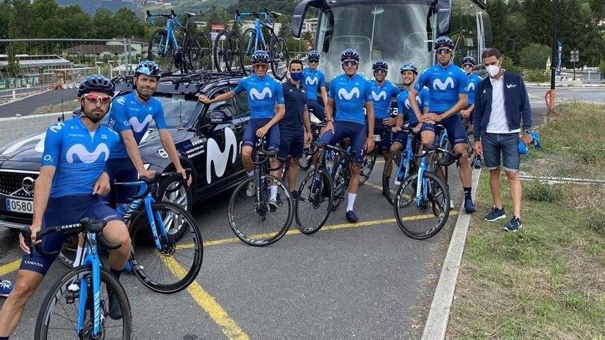 Los ciclistas del Movistar Team ya están en Niza desde el pasado domingo.