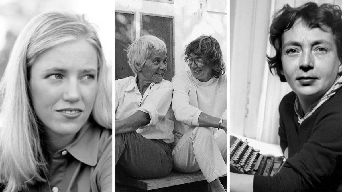 Annie Dillard, Mary Oliver junto a Molly Malone y Marguerite Duras (de izquierda a derecha).