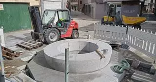 Comienzan las obras de la fuente de la Praza da Estrela con mucho retraso
