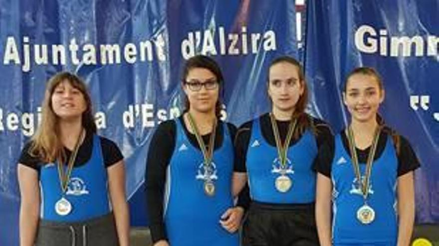 Los halterófilos de Alzira consiguen siete medallas en el campeonato autonómico