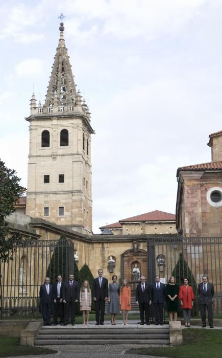 Premios Princesa de Asturias: Llegada de la Familia Real a Oviedo