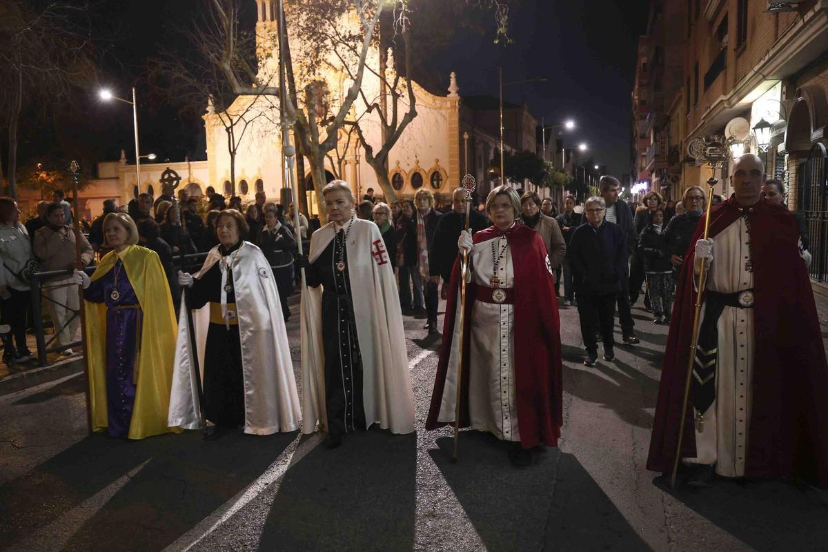 Los momentos más destacados de la Procesión del Silencio en el Port de Sagunt