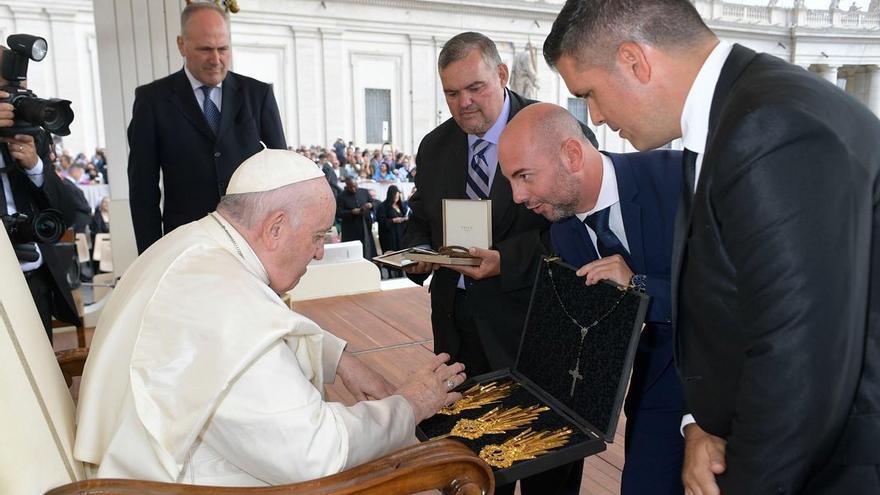 El Papa, el primer devoto del Señor de Humildad y Paciencia