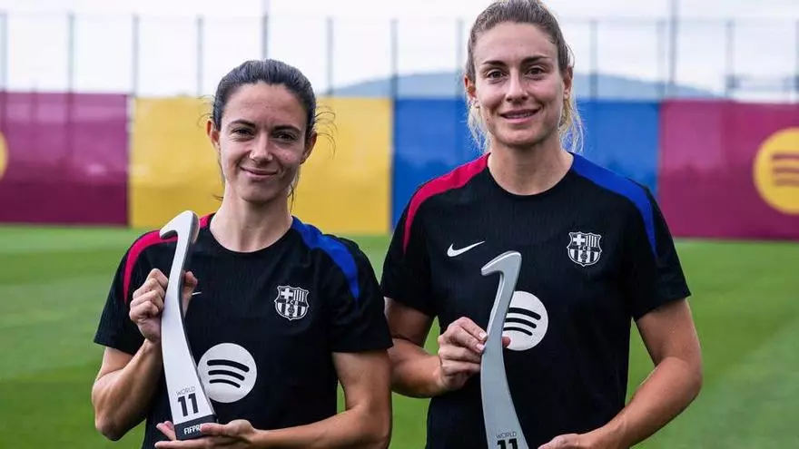 Aitana y Alexia reciben el FIFPRO World 11