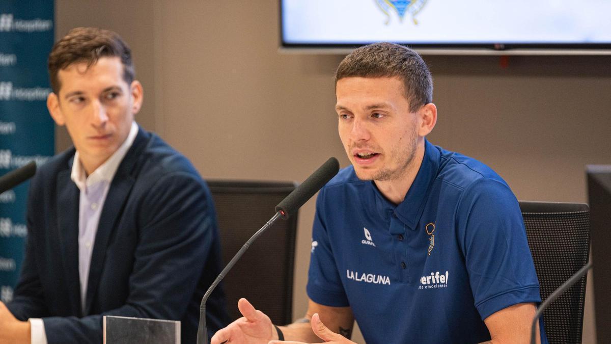 La Laguna Tenerife presenta al jugador Kyle Guy