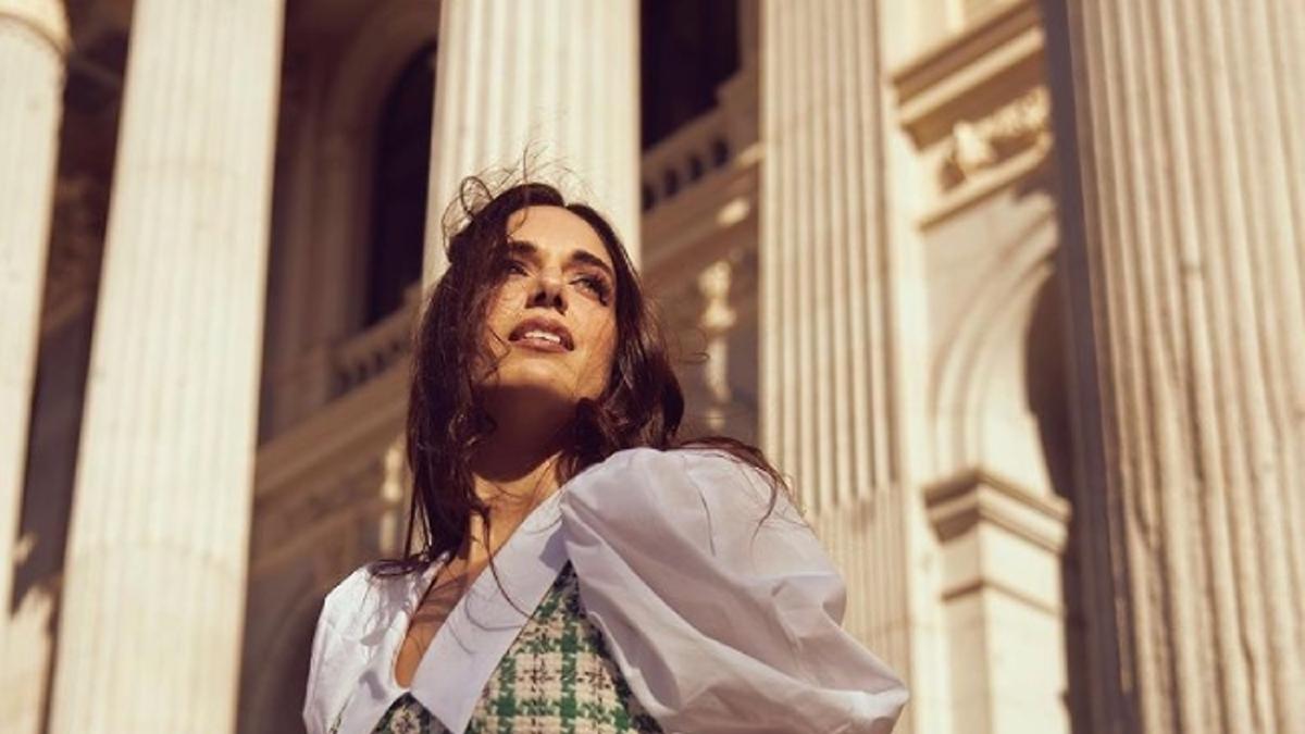 El conjunto de tweed de Zara que está triunfando en Instagram