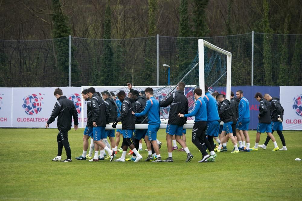 Entrenamiento del Real Oviedo