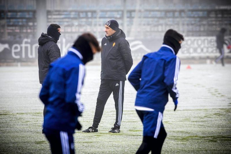 Entrenamiento del 13 de enero del Real Zaragoza