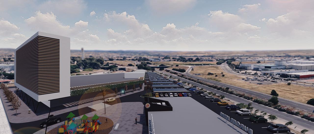 Rabanales 21 Catas en los terrenos para levantar el centro comercial