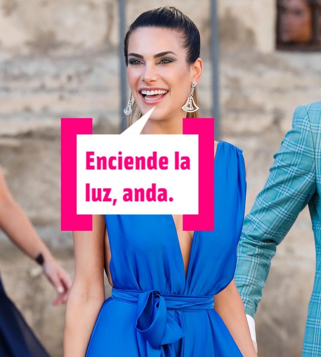 Carla Barber en la boda de Pilar Rubio y Sergio Ramos