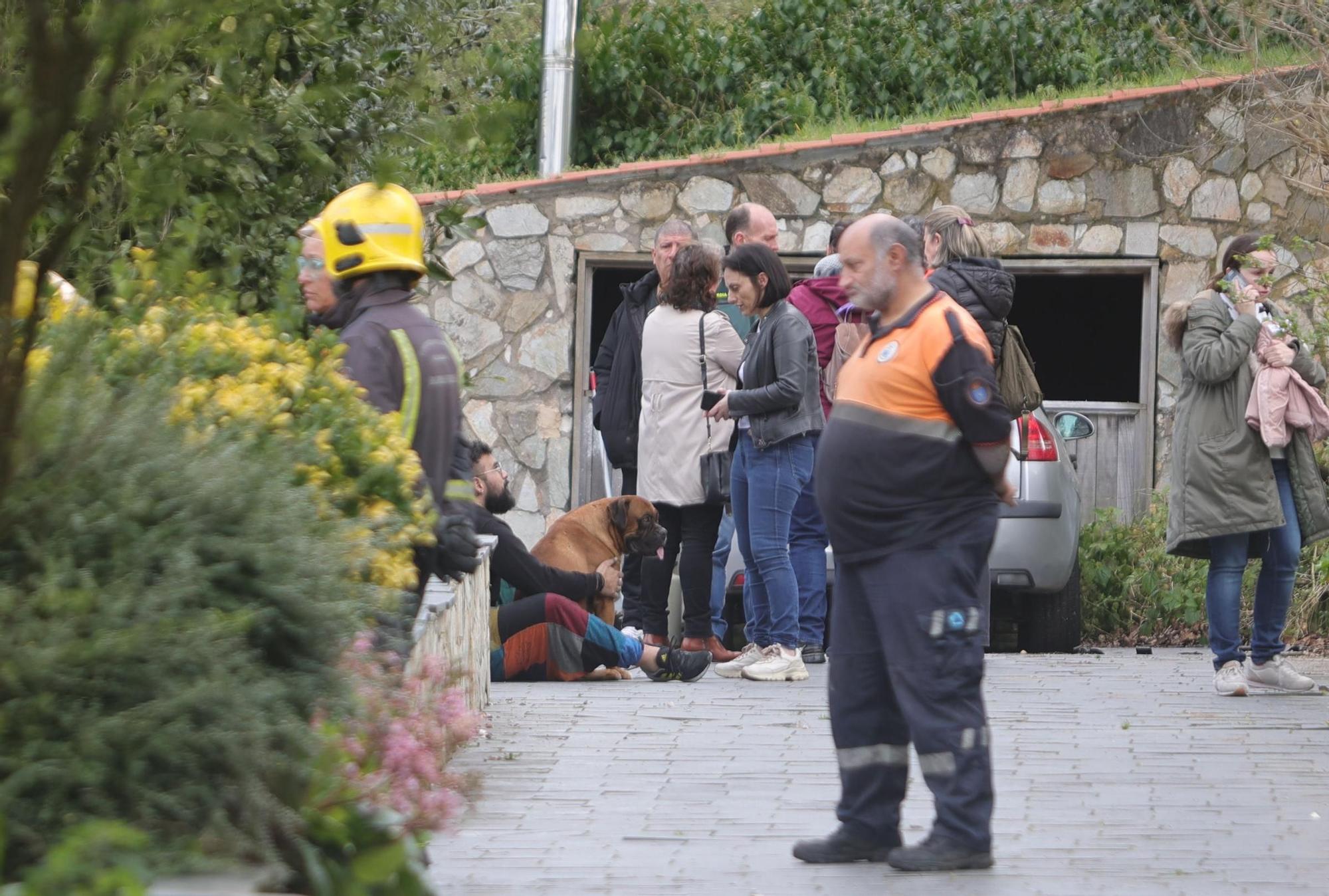 Muere una mujer en un incendio en una vivienda en Bergondo