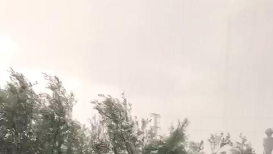 Lluvia torrencial en Lucena