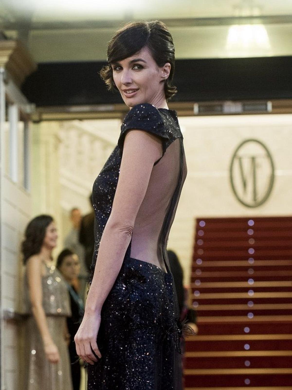 El look de Paz Padilla con vestido de Malne en el Festival de Cine de San Sebastián 2017
