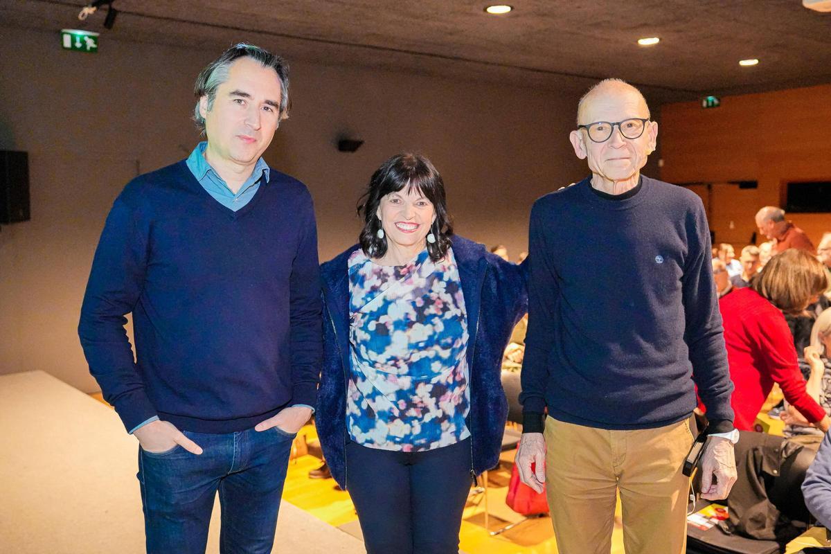 Jaime Blanco, Chis Oliveira y Salvador Fraga, en el MARCO.