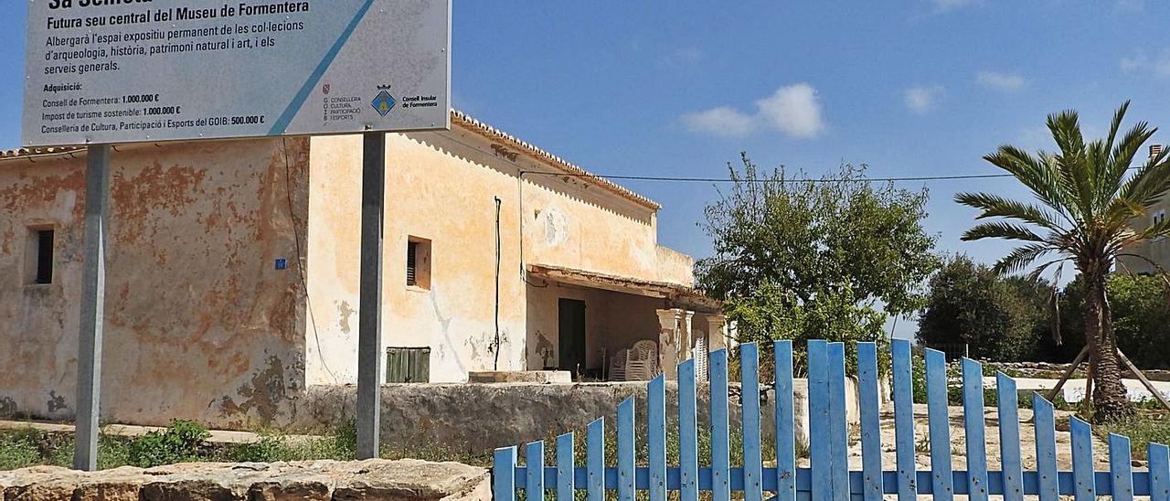 La casa de sa Senieta en Sant Francesc, espacio principal del futuro Museo de Formentera. | P.M.V.