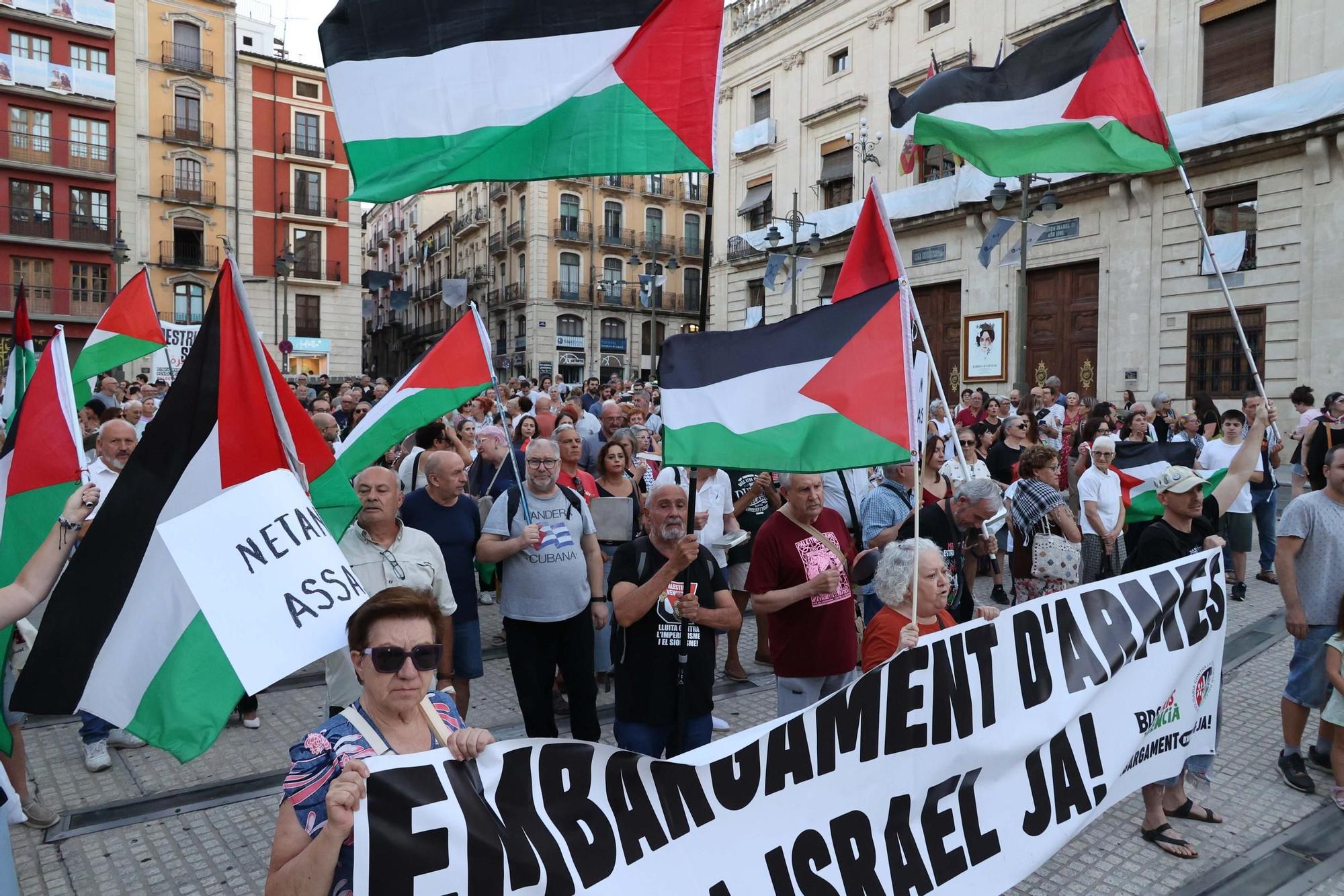 Concentración en Alcoy contra el genocidio en Gaza