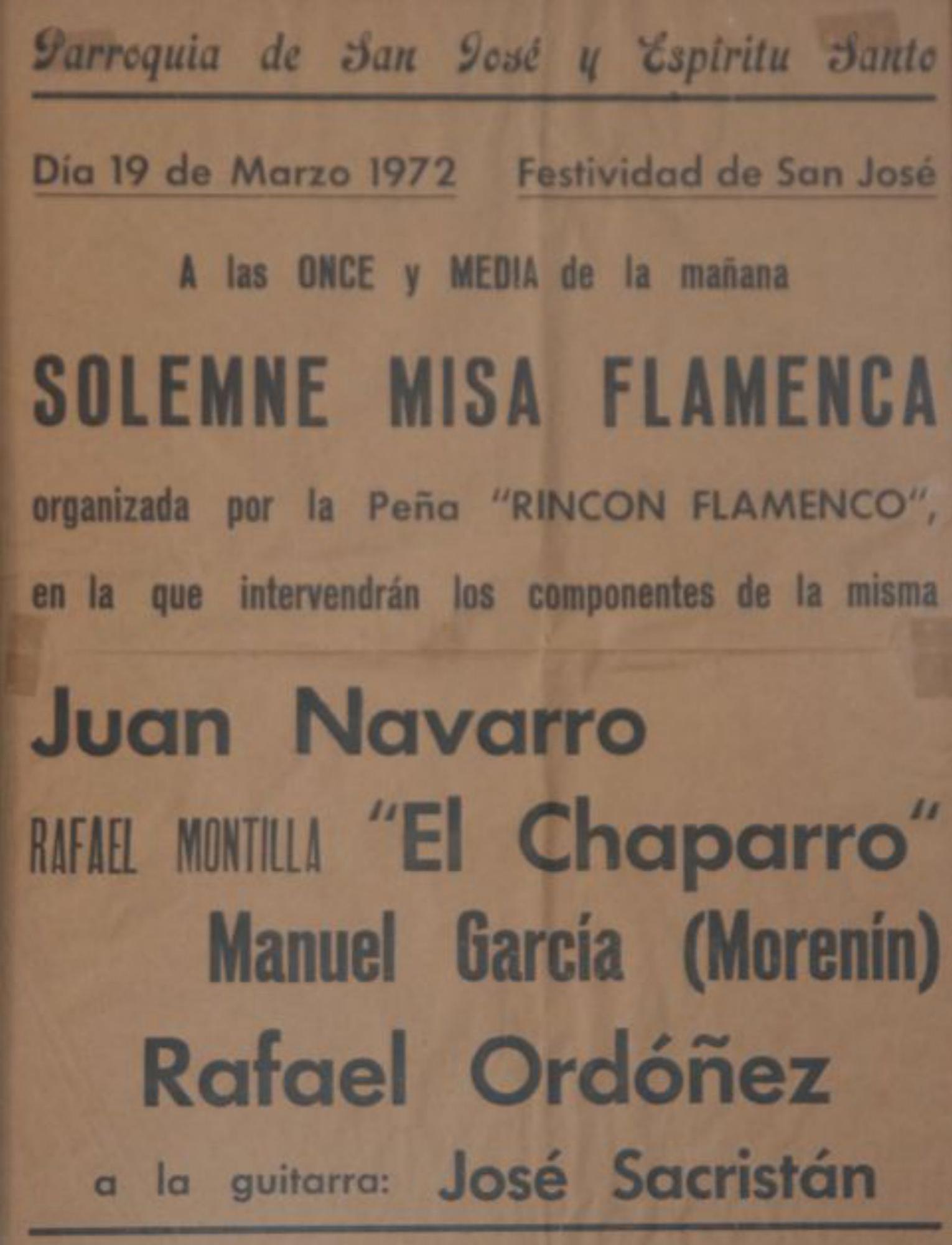 Cartel de 1972.