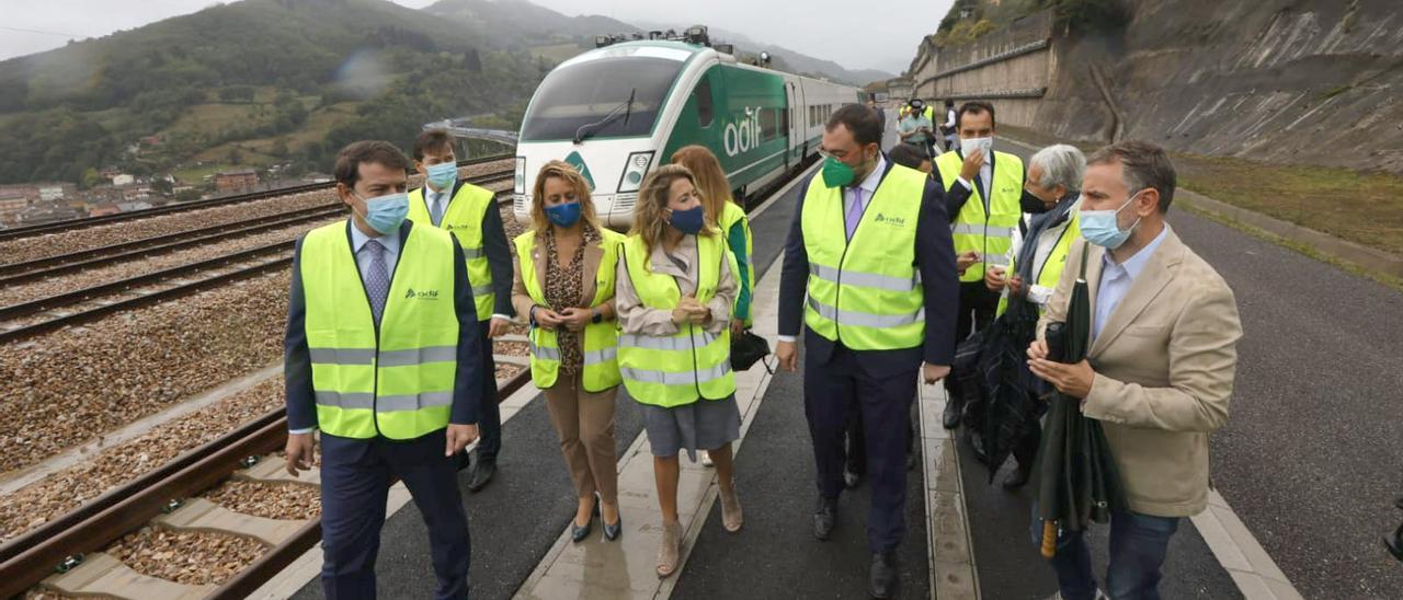 Adif inicia las pruebas en los túneles de la variante de Pajares en una jornada histórica