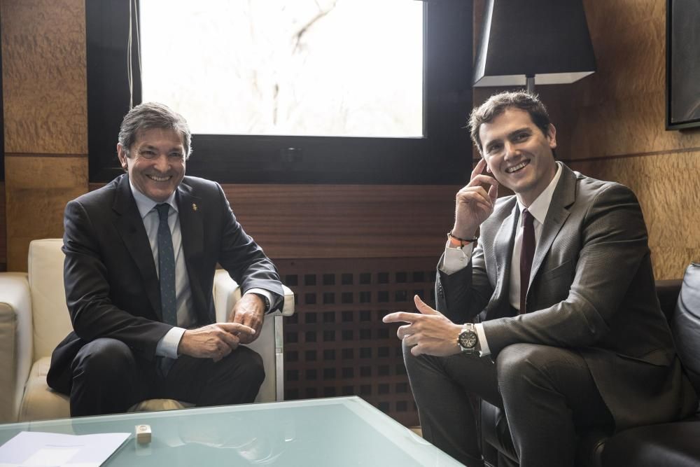 Albert Rivera con Javier Fernández