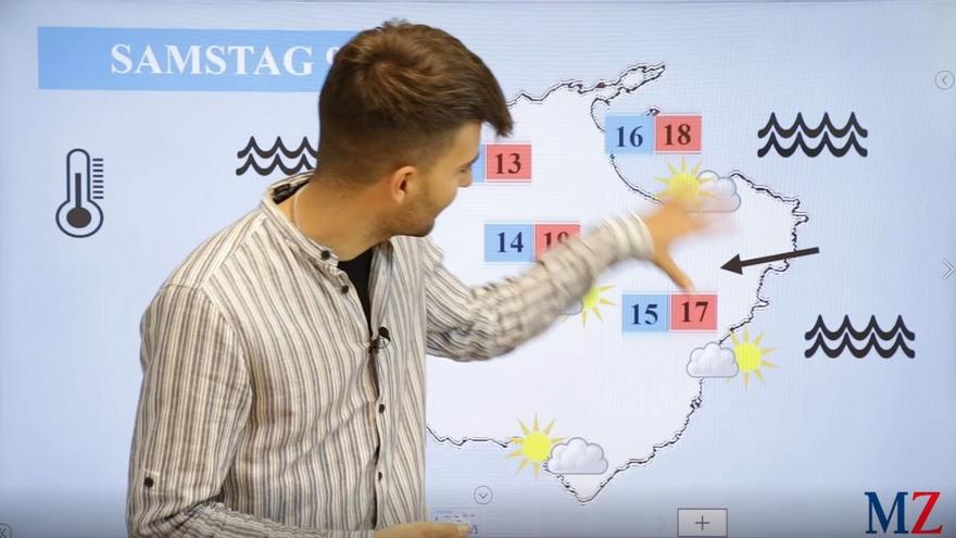 Sonne scheint: MZ-Wettermann Duncan Wingen erklärt das Wetter am Wochenende (9./10.4.)