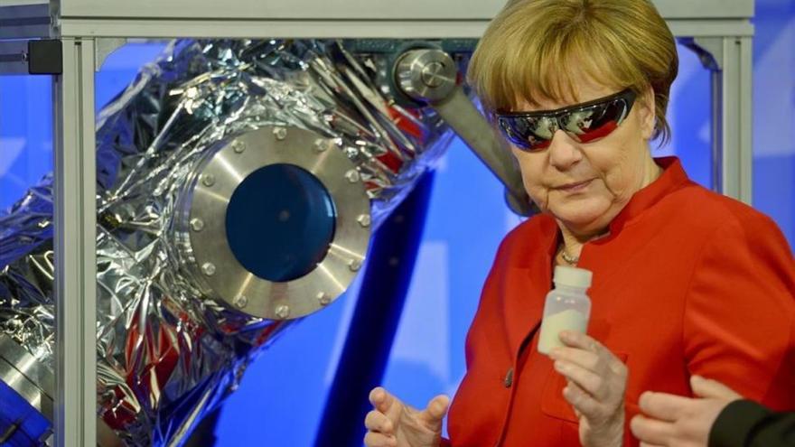 Merkel, la astronauta