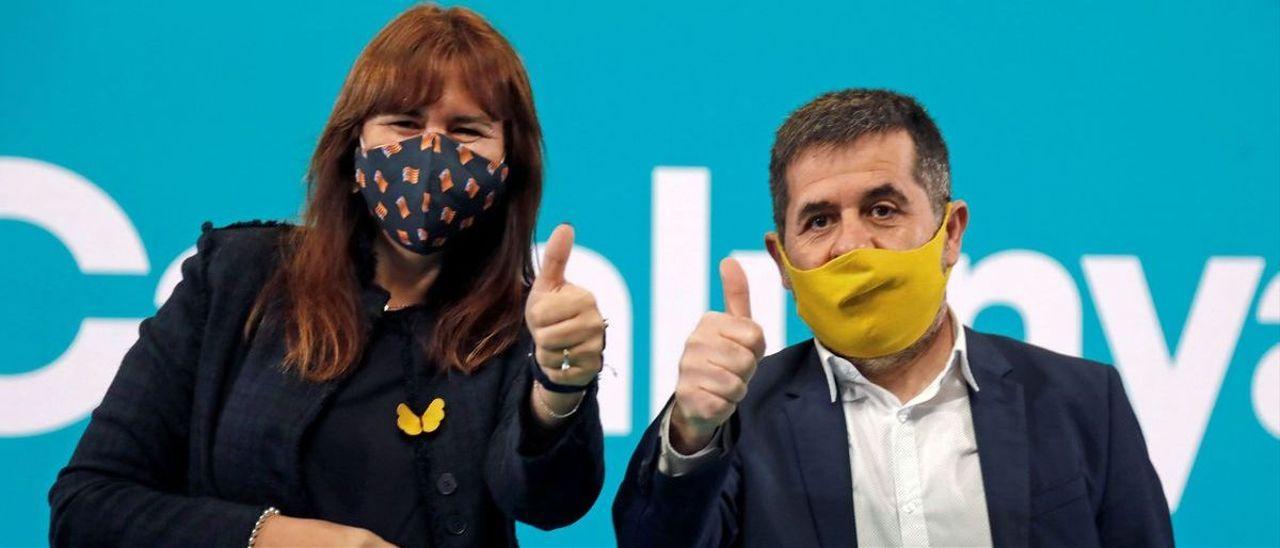 Laura Borràs y Jordi Sànchez.