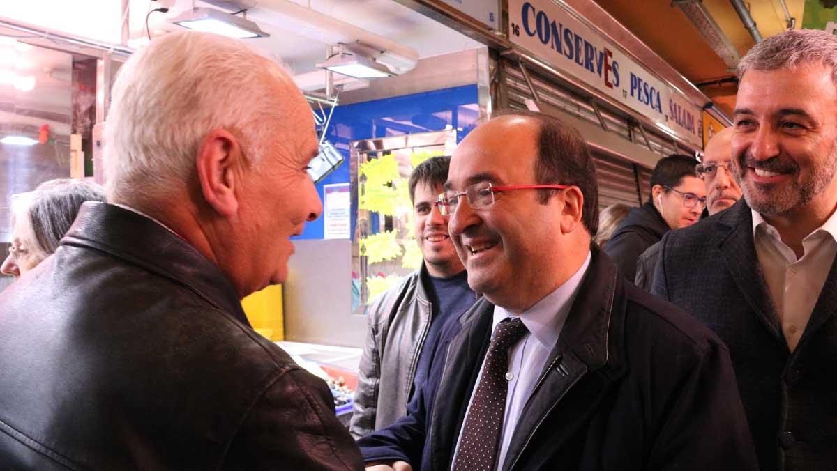 El candidat del PSC explica la seva proposta de creació d’una Hisenda catalana.