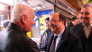 El candidat del PSC explica la seva proposta de creació d’una Hisenda catalana.