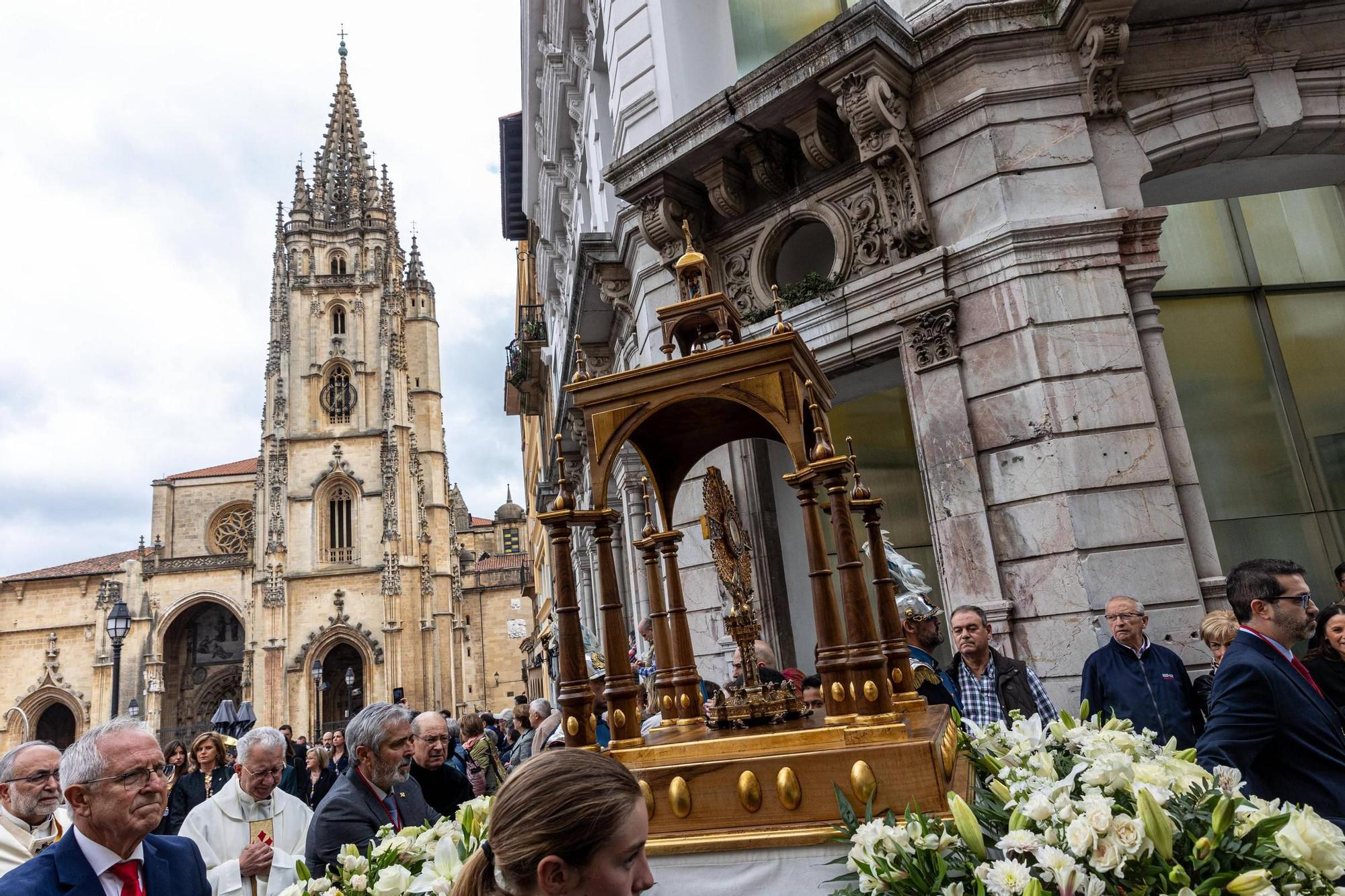 Celebración del Corpus en la Catedral de Oviedo