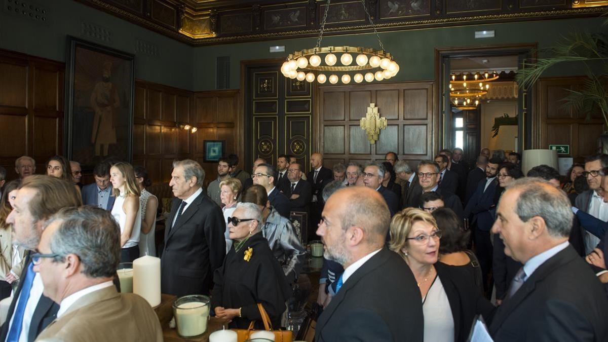 Presentación del libro 'La casa del cotó' en el hotel Cotton Club de Barcelona.