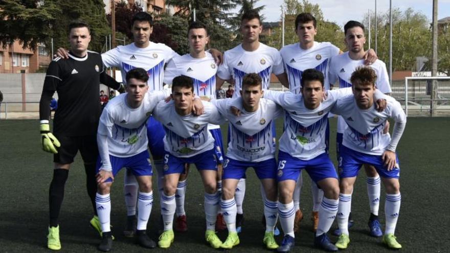 L&#039;equip titular del Gimnàstic de Manresa que ha jugat al camp del Lleida Esportiu, aquest diumenge