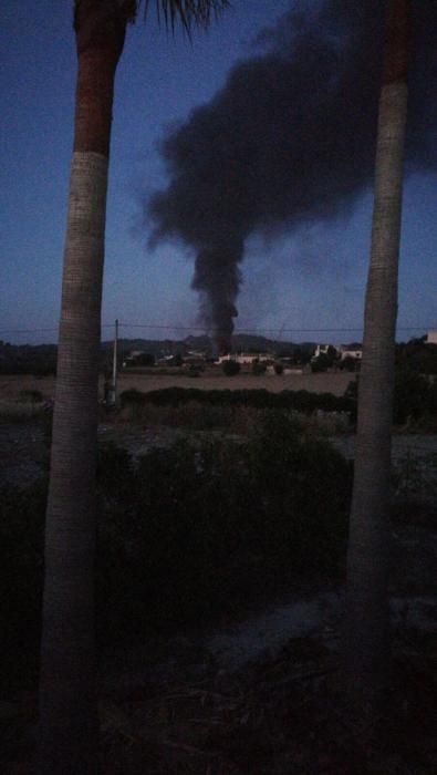 Incendio en Pirotecnia Jordà