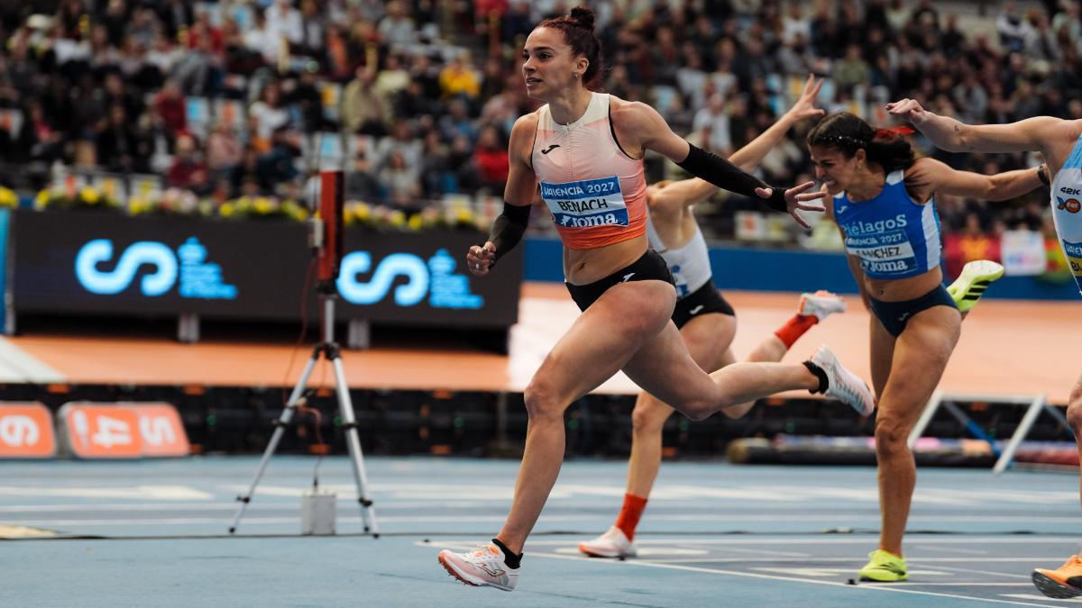 Xènia Benach, de largo la mejor en 60 vallas