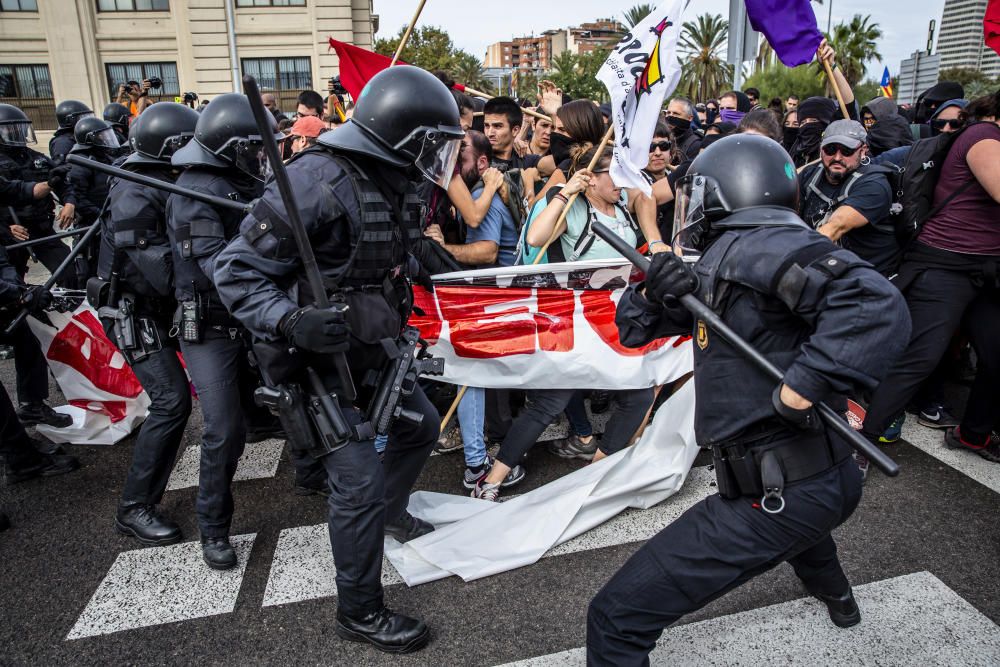 Nueva jornada de disturbios en Barcelona