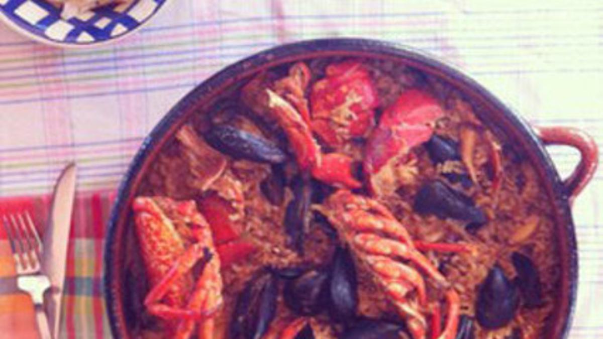 Una foto de una paella en Instagram.