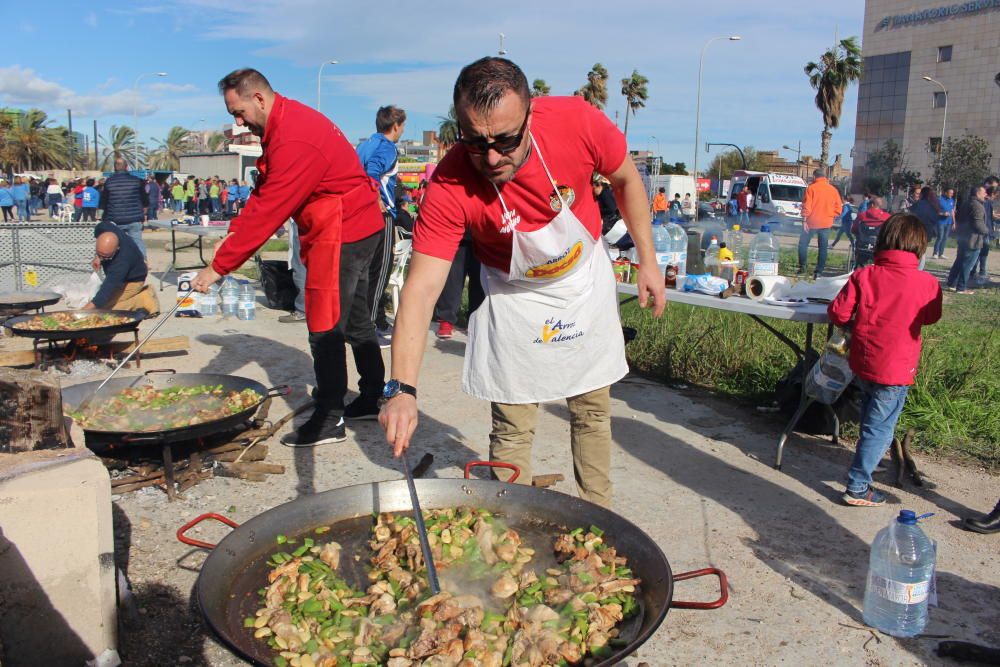 Festival de paellas de las fallas de Malvarrosa-Cabanyal-Beteró