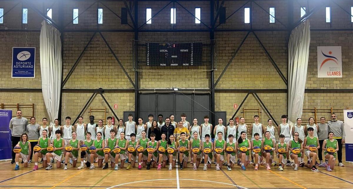 Selecciones asturianas 3x3 de baloncesto en Llanes.