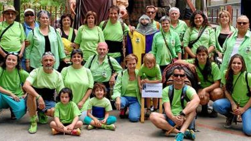 Els Geganters de Santpedor participen en una trobada a Tuïr