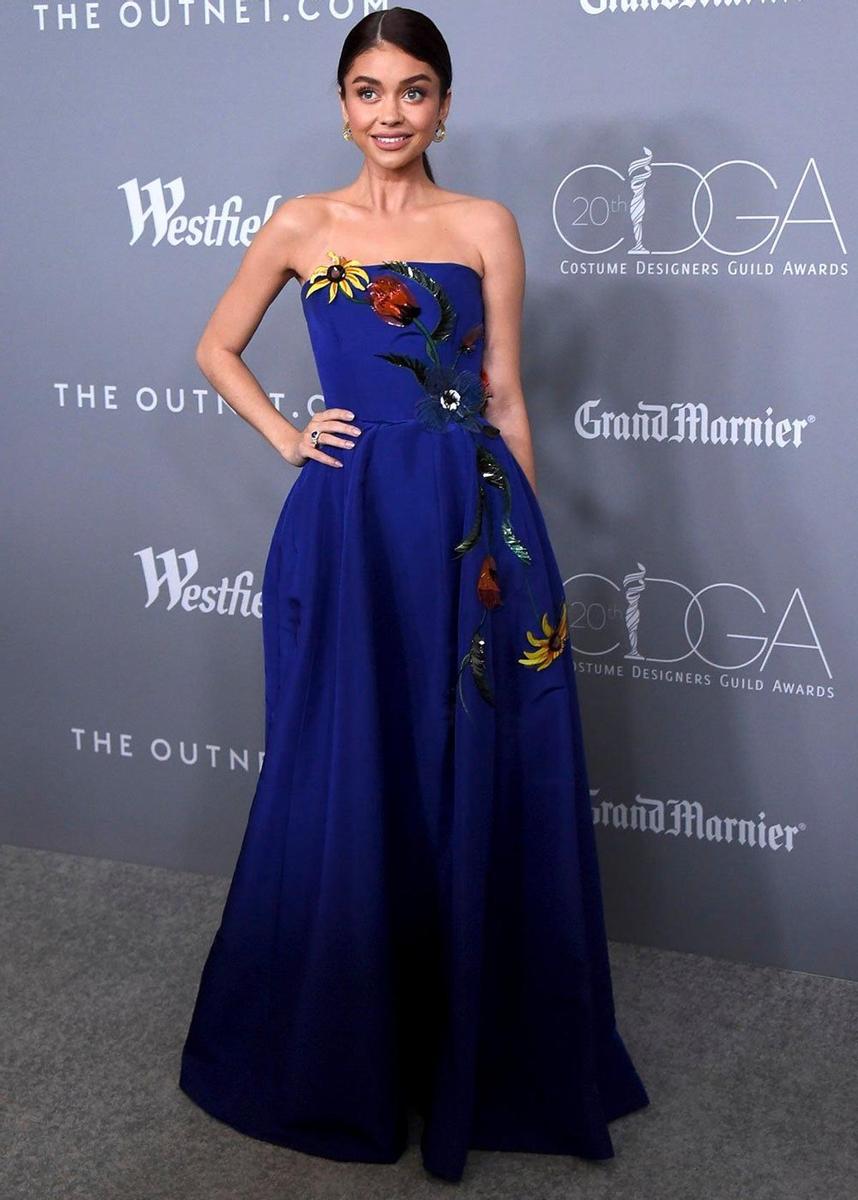 Sarah Hyland, en los 2018 Costume Designers Guild Awards