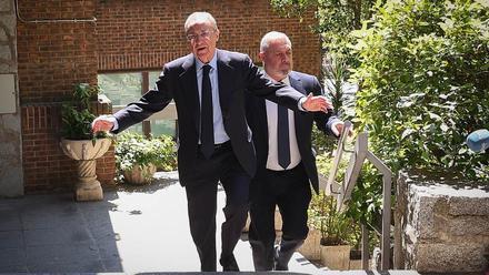 Florentino, antes de la comida de directivas