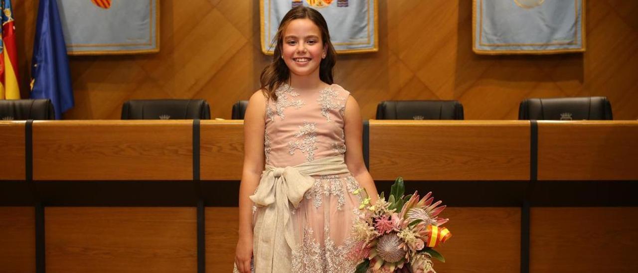 Ana Giménez fue elegida el sábado como máxima representante infantil de las Fallas 2022 de Burriana