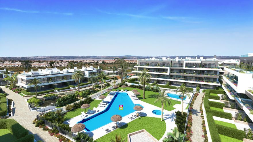 Viviendas exclusivas en un entorno natural único: Lagoons Village by TM, Laguna Rosa, ya a la venta en Torrevieja