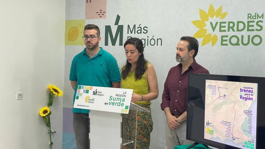 Más Región - Verdes Equo plantea un tranvía que conecte Molina, Murcia y Cartagena